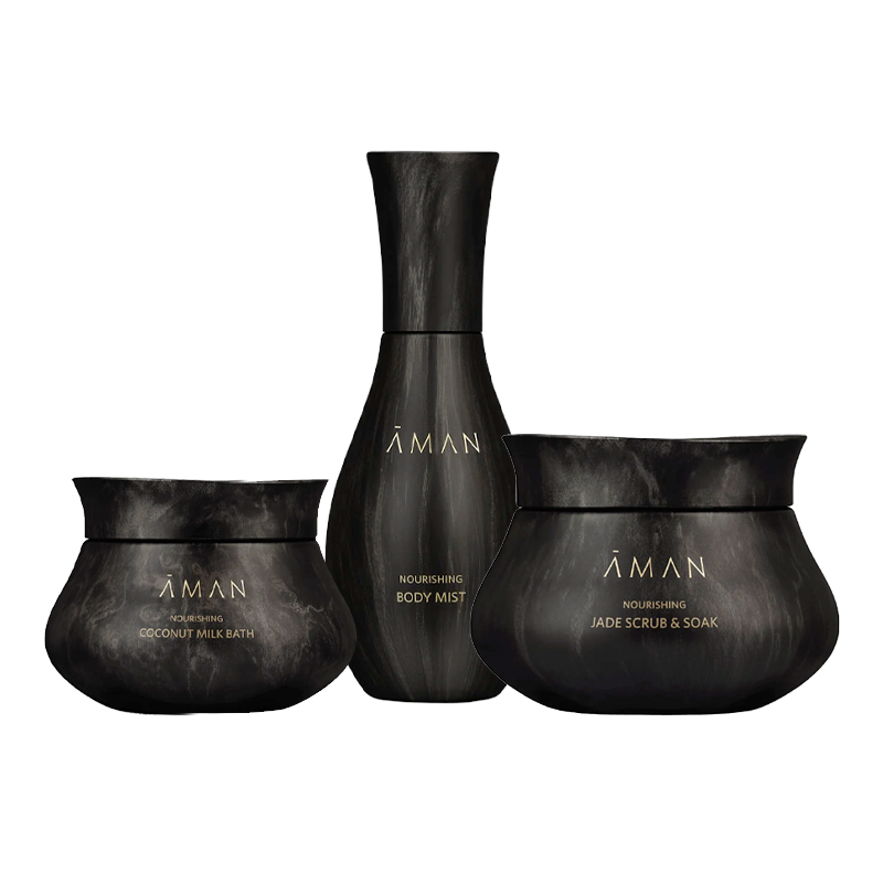 AMAN Ultimate Bathing Ritual Collection - Milk Bath, Scrub & Body Mist