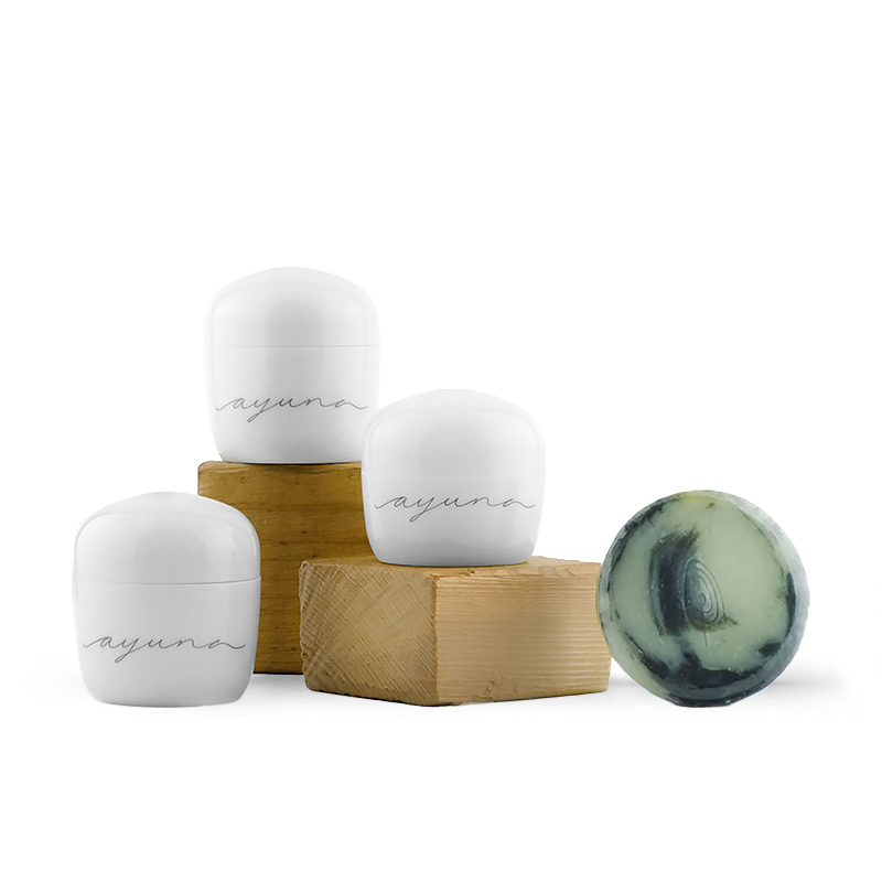 Ayuna Momentum Collection - Face Mask, Scrub, Cream & Soap
