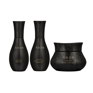 AMAN Shower Stories Collection - Shower Oil, Body Oil & Body Balm